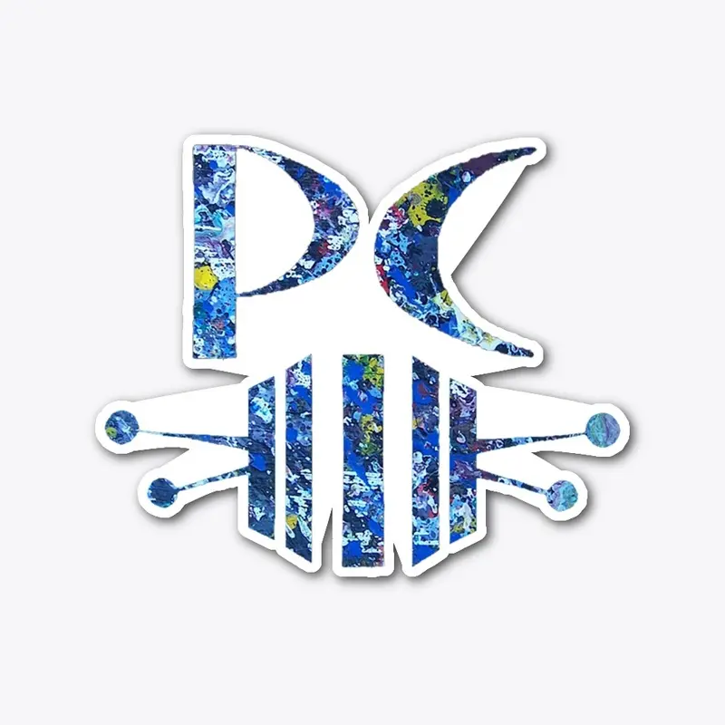 P C III Music Drip Art Logo